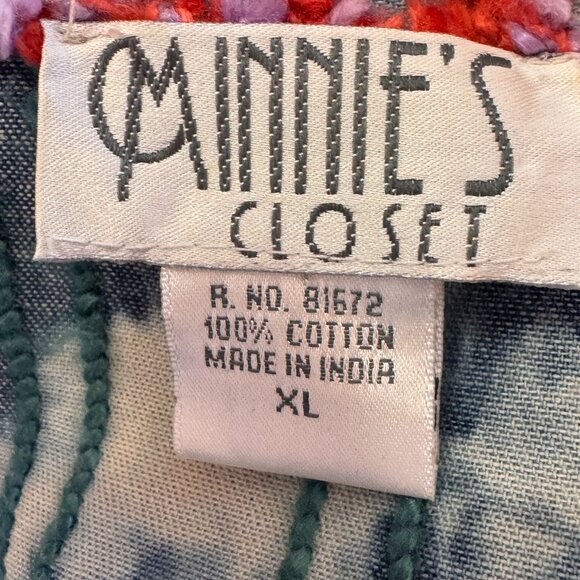 Vintage Minnie's Closet Chenille Jacket Art to Wear Artsy BOHO Women's Size XL - Picture 7 of 8
